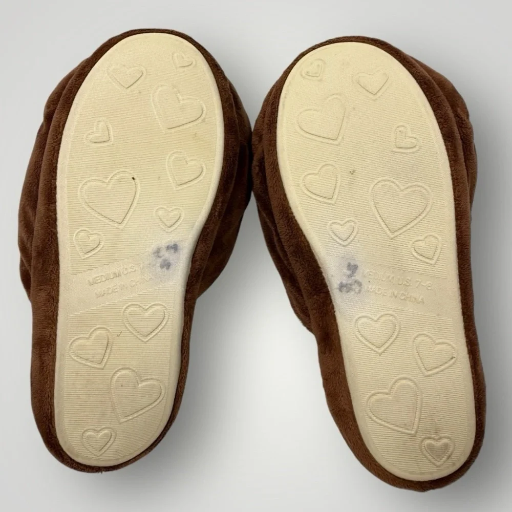 Kids Poop Emoji slippers size 7-8